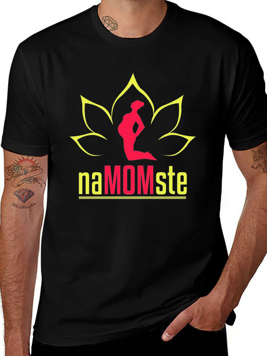 NaMOMste T-Shirt - Yoga Lotus Graphic Tee