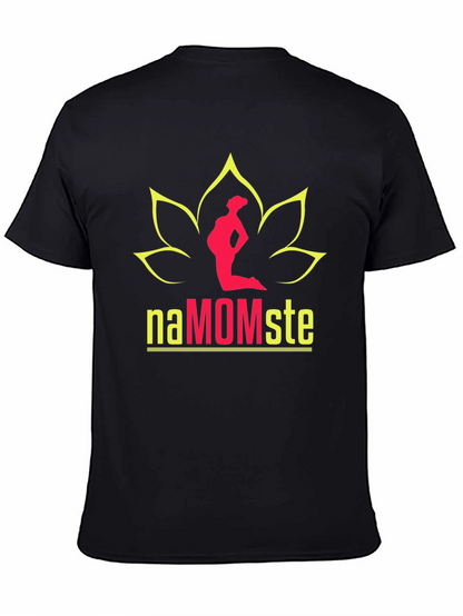 NaMOMste T-Shirt - Yoga Lotus Graphic Tee