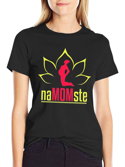 NaMOMste T-Shirt - Yoga Lotus Graphic Tee