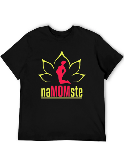 NaMOMste T-Shirt - Yoga Lotus Graphic Tee