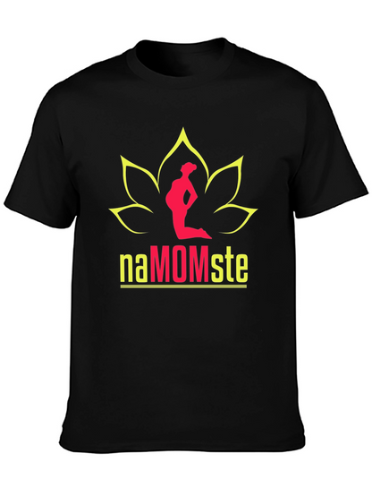 NaMOMste T-Shirt - Yoga Lotus Graphic Tee