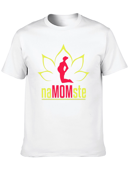 NaMOMste T-Shirt - Yoga Lotus Graphic Tee