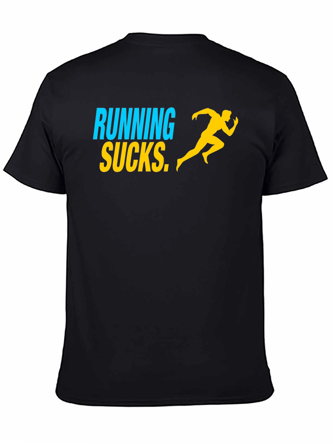 Running Sucks Graphic Tee - Mens Black T-Shirt