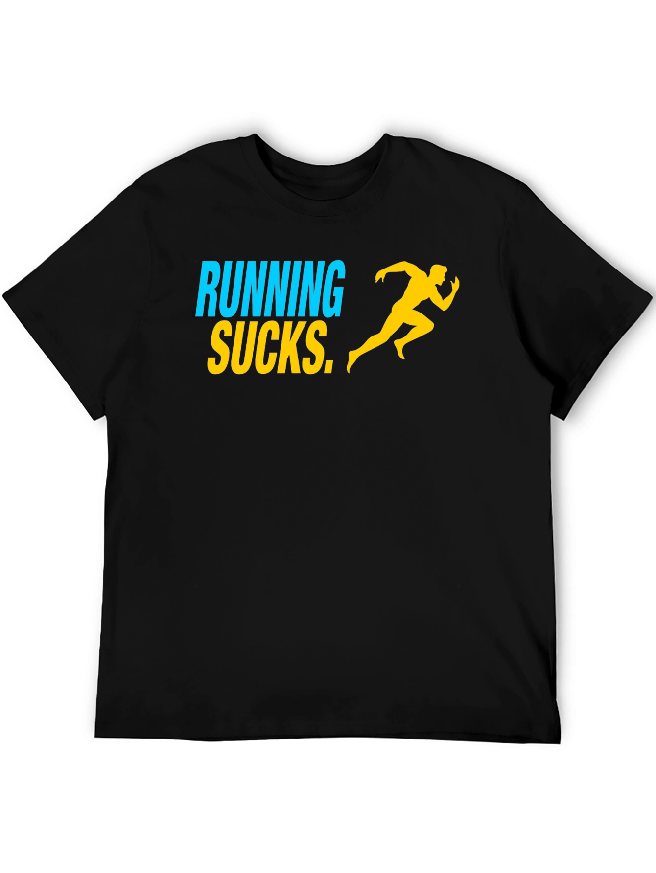 Running Sucks Graphic Tee - Mens Black T-Shirt