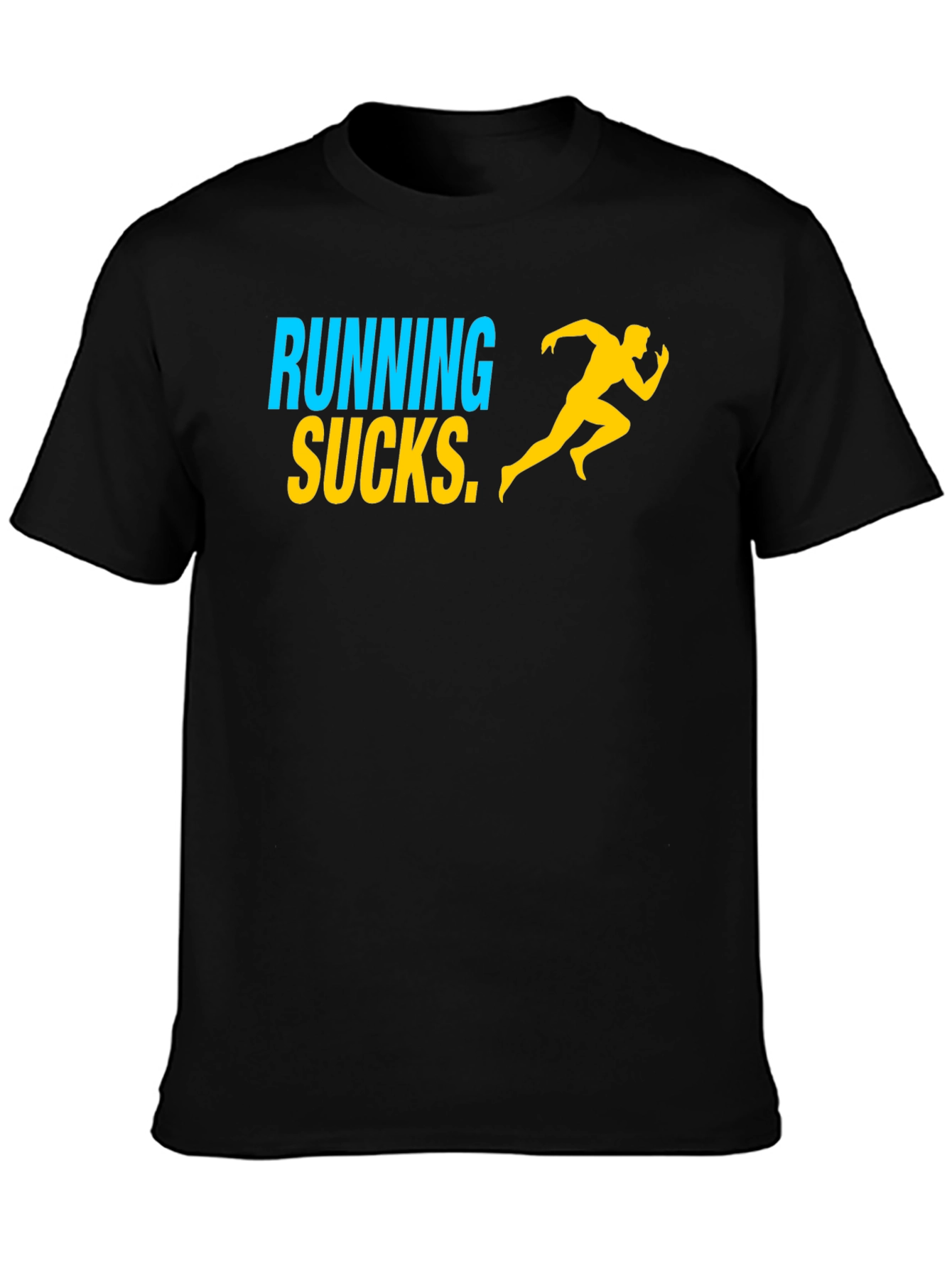 Running Sucks Graphic Tee - Mens Black T-Shirt