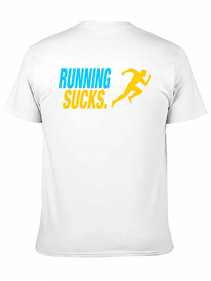 Running Sucks Graphic Tee - Mens Black T-Shirt