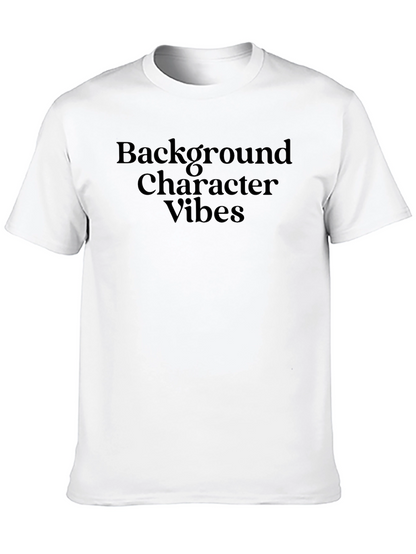 Background Character Vibes Black T-Shirt