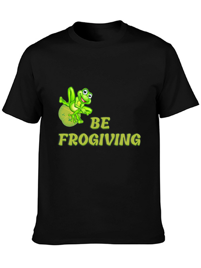 Be Frogiving Black T-Shirt