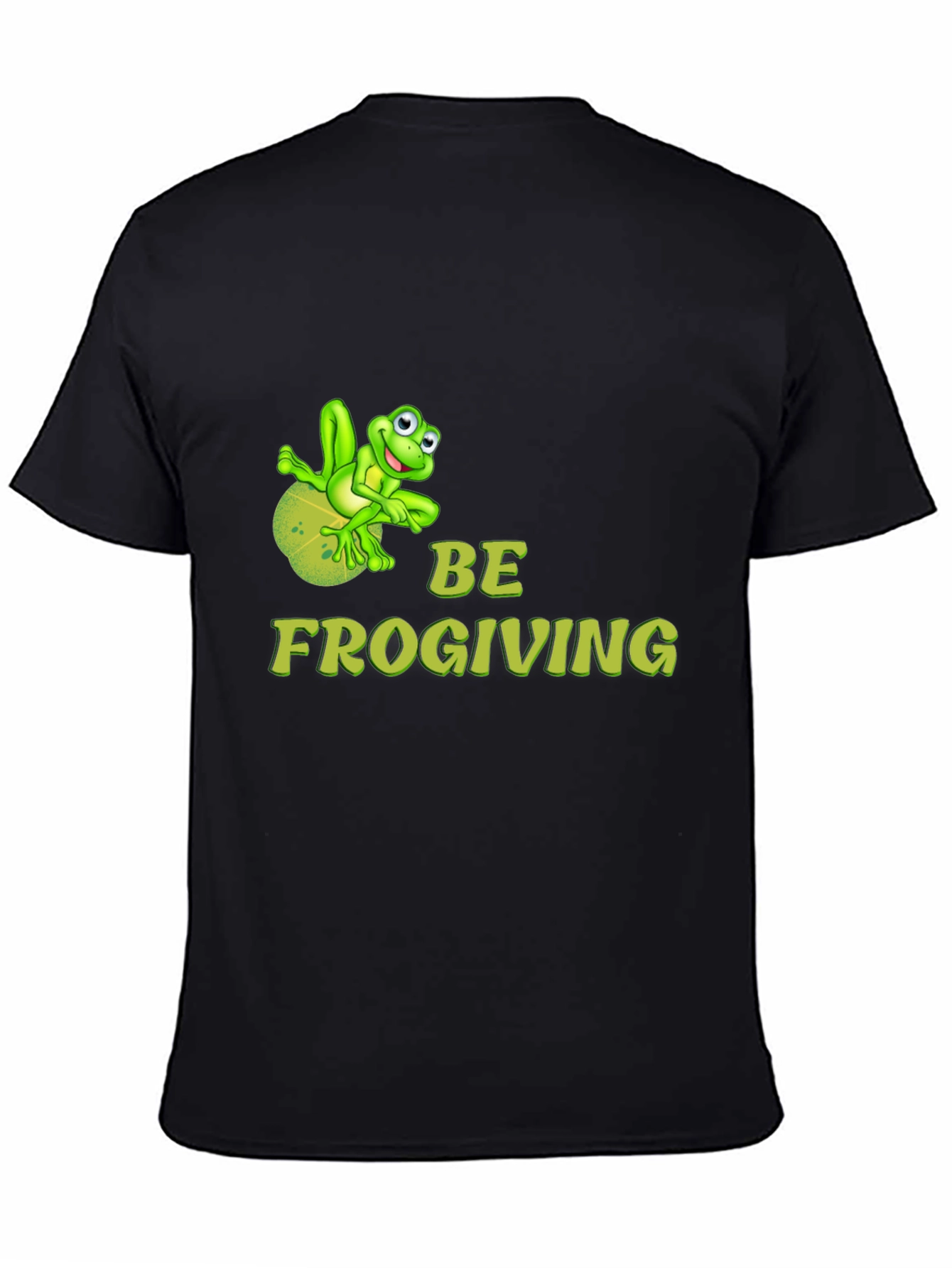 Be Frogiving Black T-Shirt