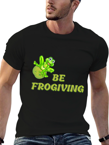 Be Frogiving Black T-Shirt