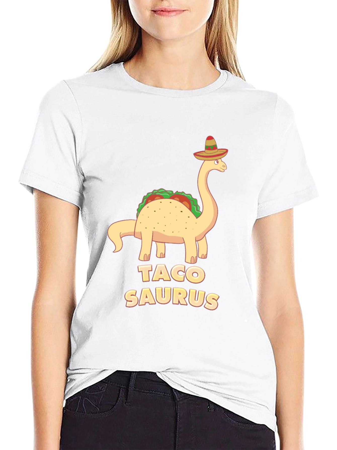Taco Saurus T-Shirt - Funny Dinosaur Tee