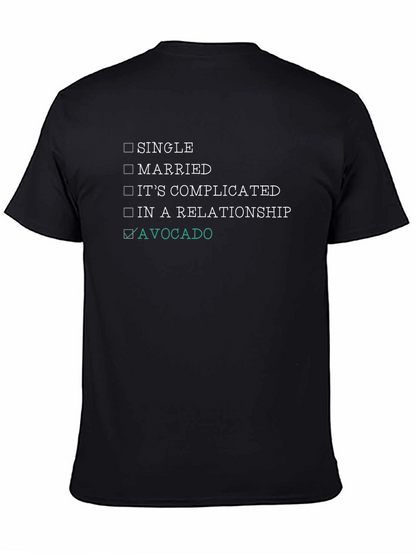 Avocado Relationship Status T-Shirt - Funny Foodie Tee