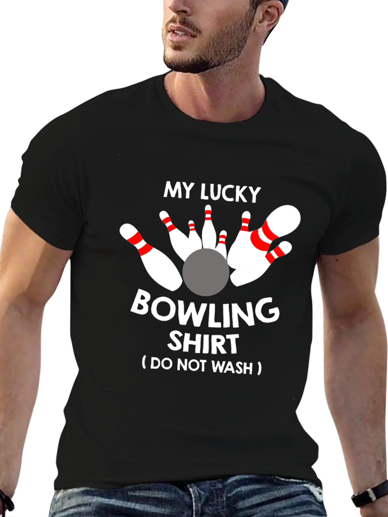 My Lucky Bowling Shirt - Funny Bowling Gift Tee