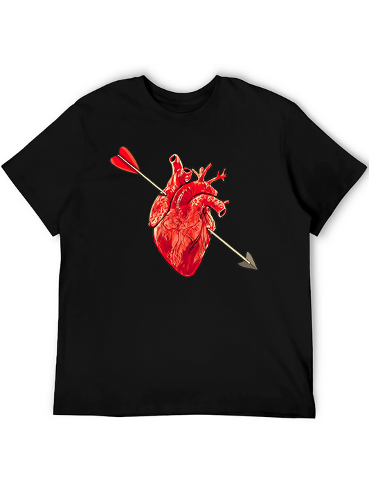 Anatomical Heart Arrow T-Shirt
