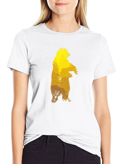 Bear Silhouette Graphic Tee