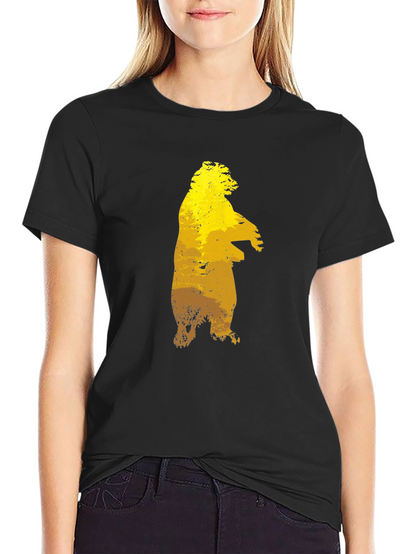 Bear Silhouette Graphic Tee