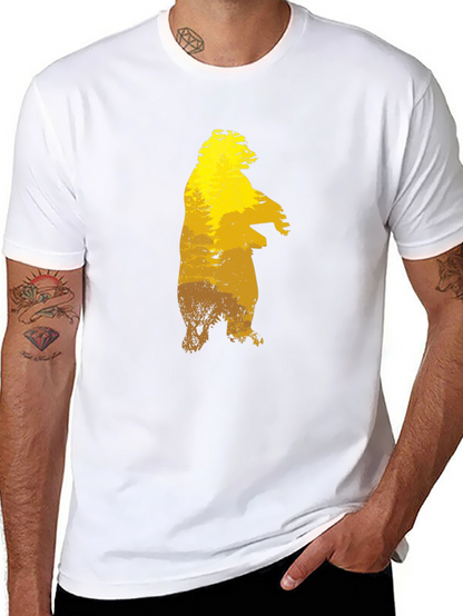 Bear Silhouette Graphic Tee