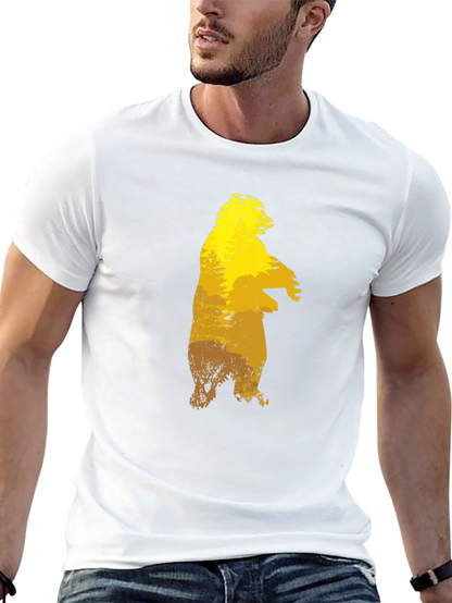 Bear Silhouette Graphic Tee
