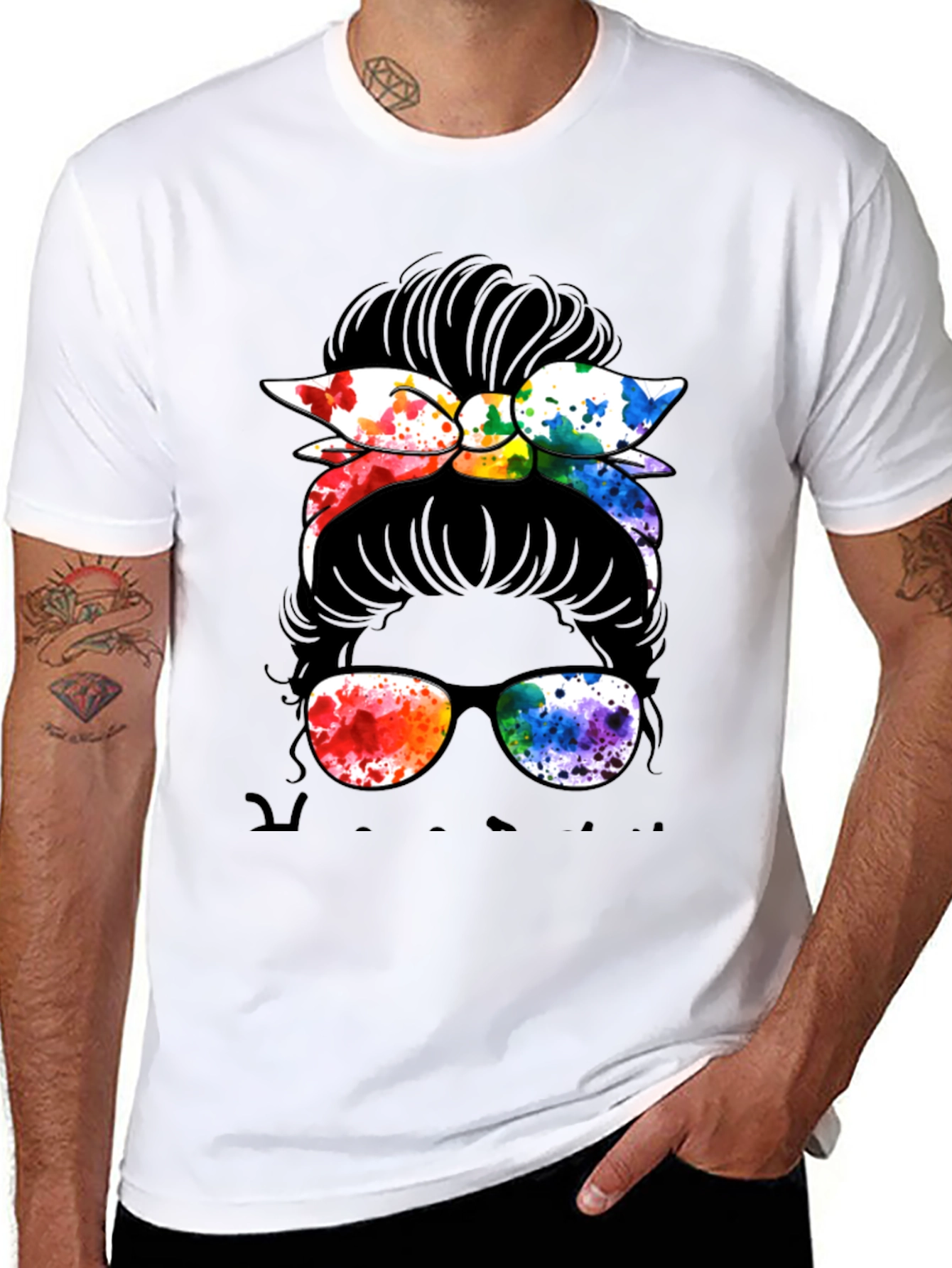 Messy Bun Pride T-Shirt