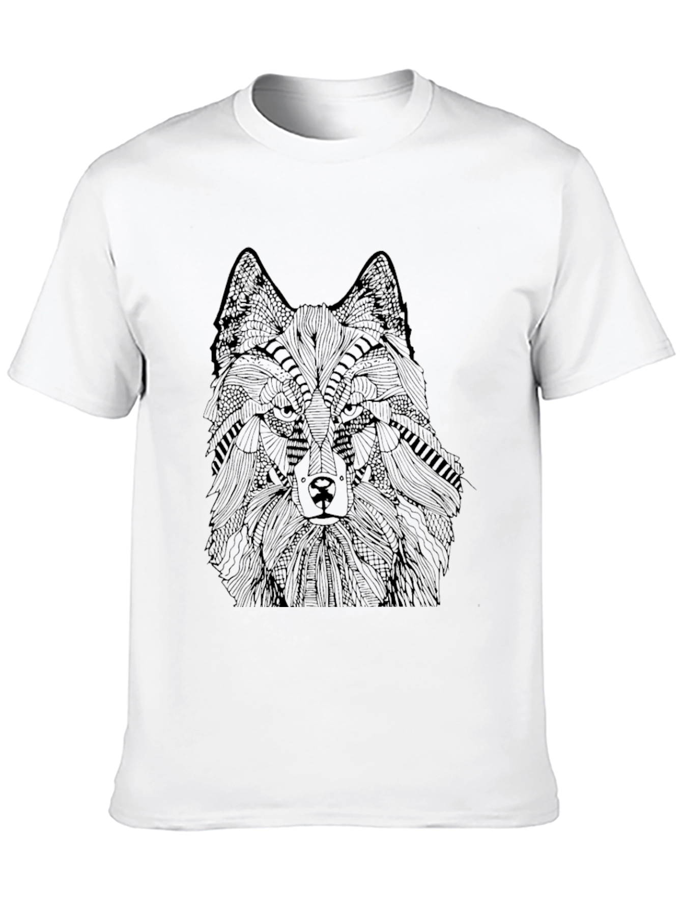 Wolf Graphic Black T-Shirt