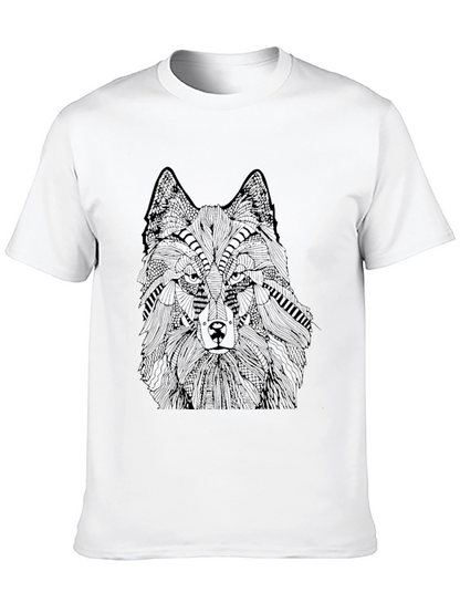 Wolf Graphic Black T-Shirt