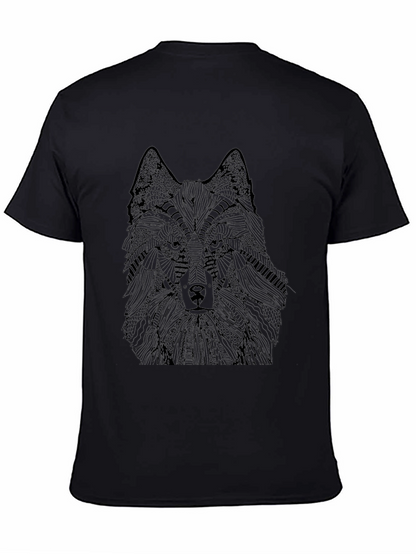 Wolf Graphic Black T-Shirt