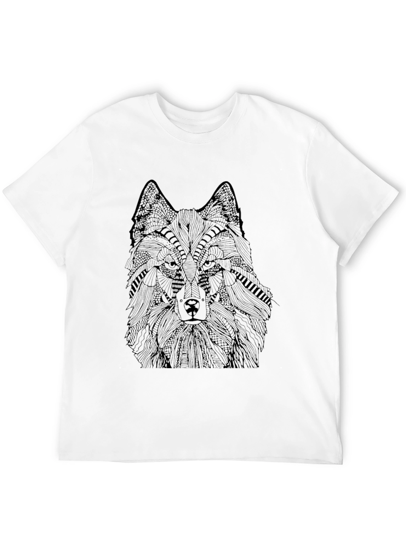 Wolf Graphic Black T-Shirt