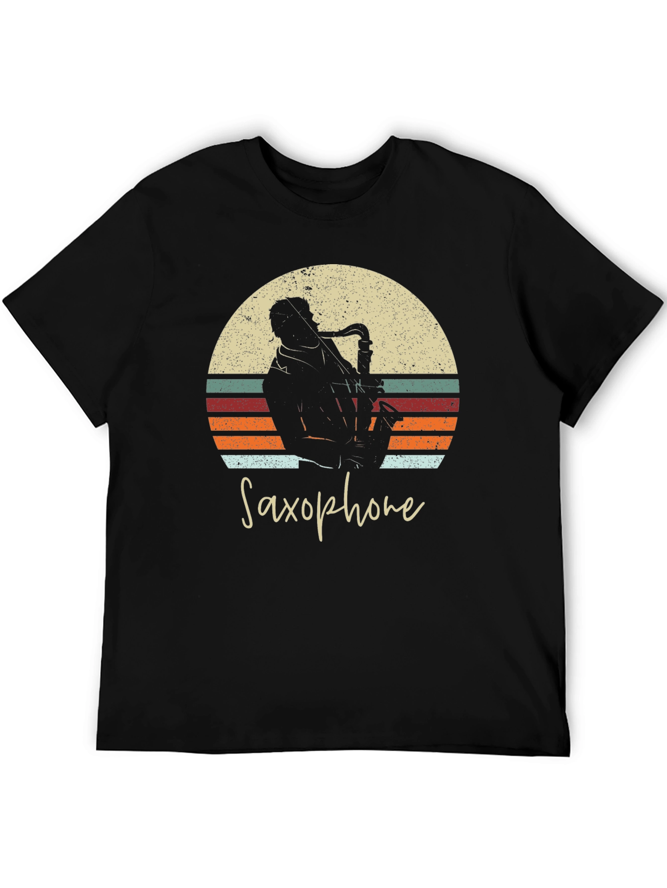 Retro Saxophone T-Shirt - Musician Apparel