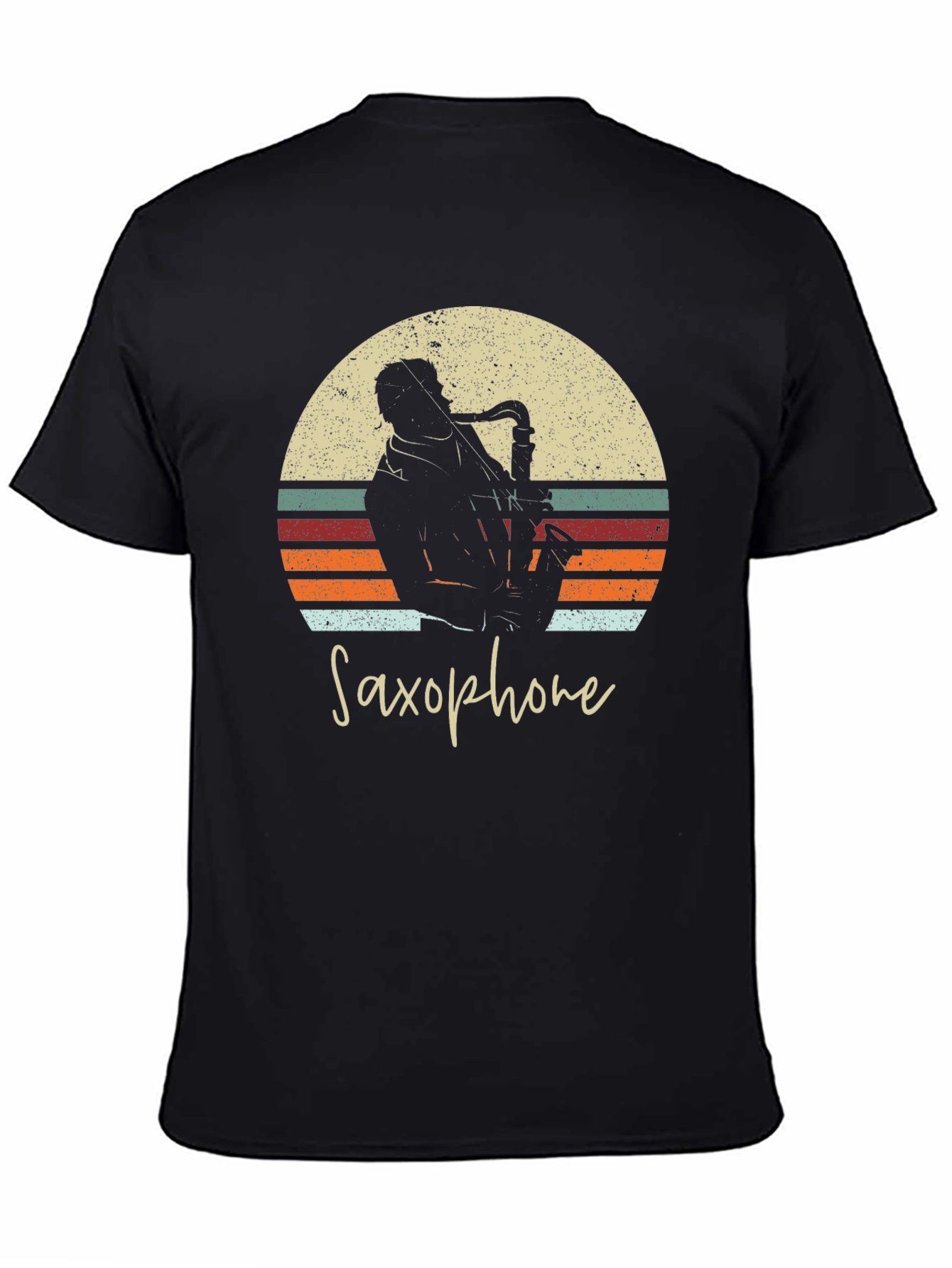 Retro Saxophone T-Shirt - Musician Apparel