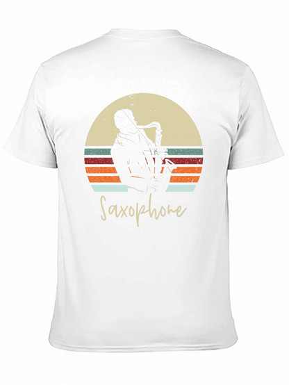 Retro Saxophone T-Shirt - Musician Apparel
