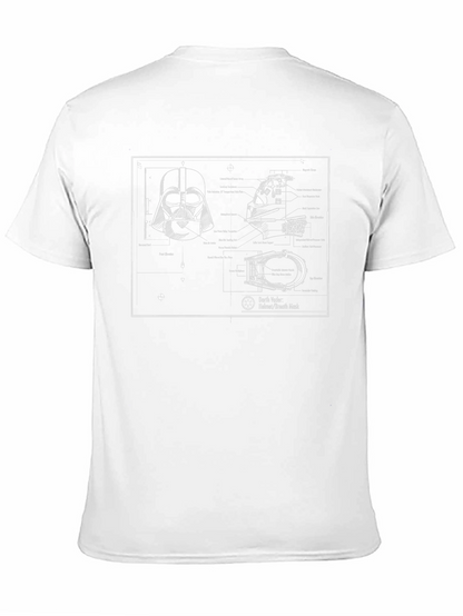Darth Vader Blueprint T-Shirt - Star Wars Geek Tee