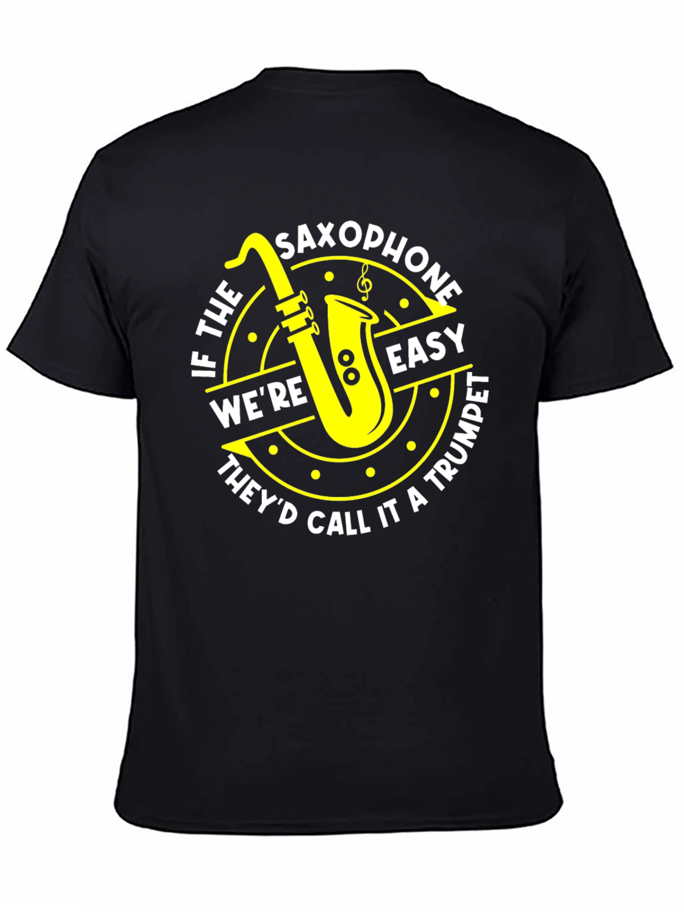 Saxophone Easy Trumpet Tee - Musician T-Shirt