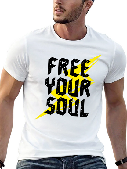 Free Your Soul Graphic T-Shirt - Black
