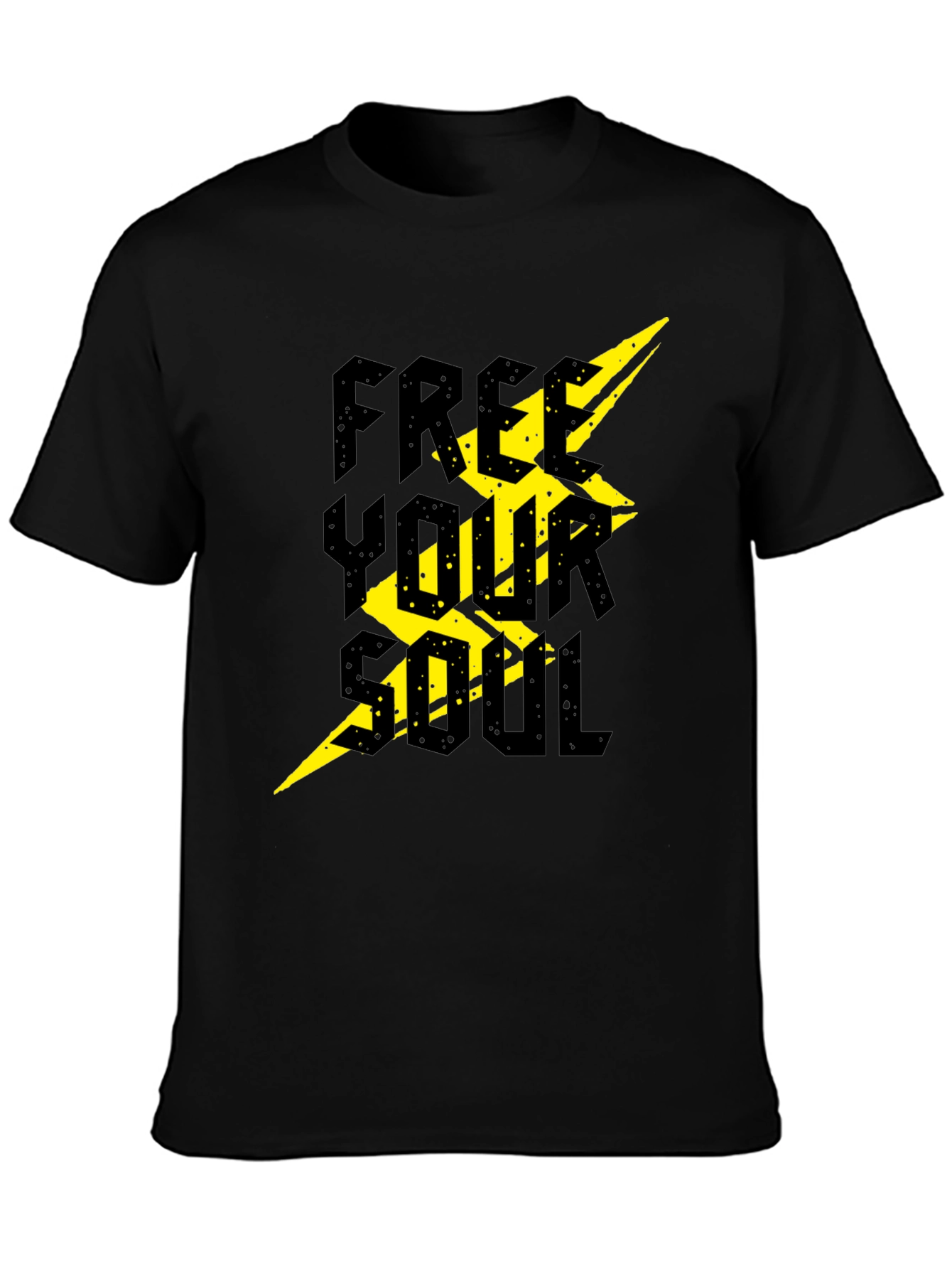 Free Your Soul Graphic T-Shirt - Black