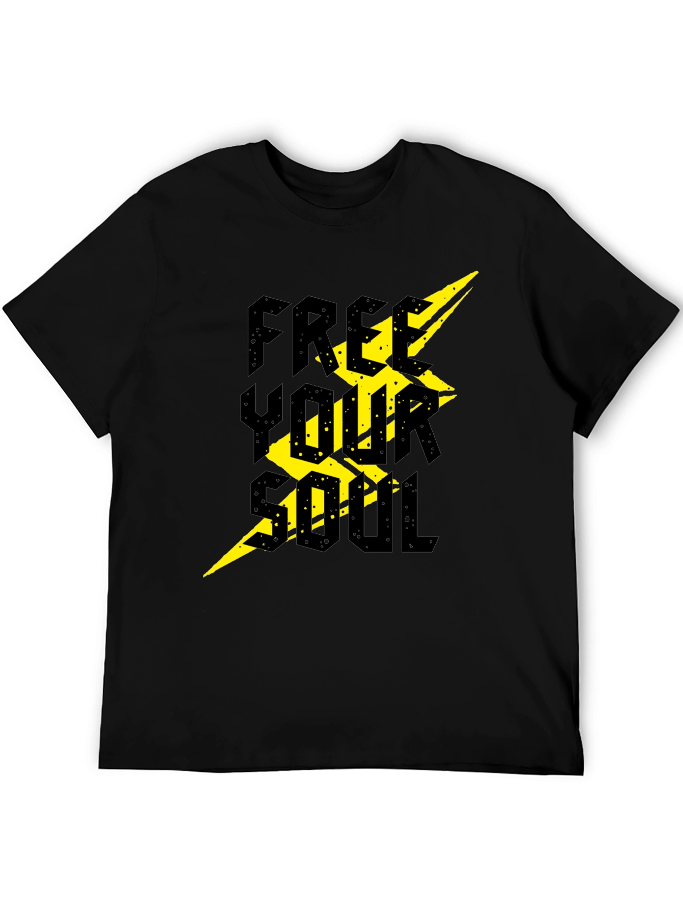 Free Your Soul Graphic T-Shirt - Black