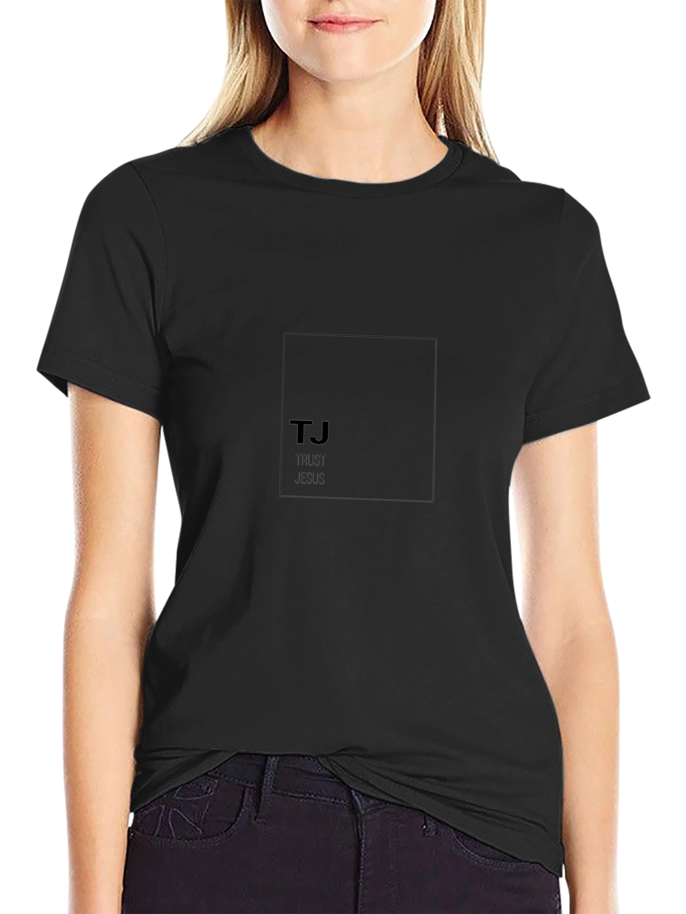 TJ Trust Jesus Black T-Shirt