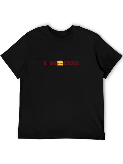 King Cross Black T-Shirt - Stylish Crown Design