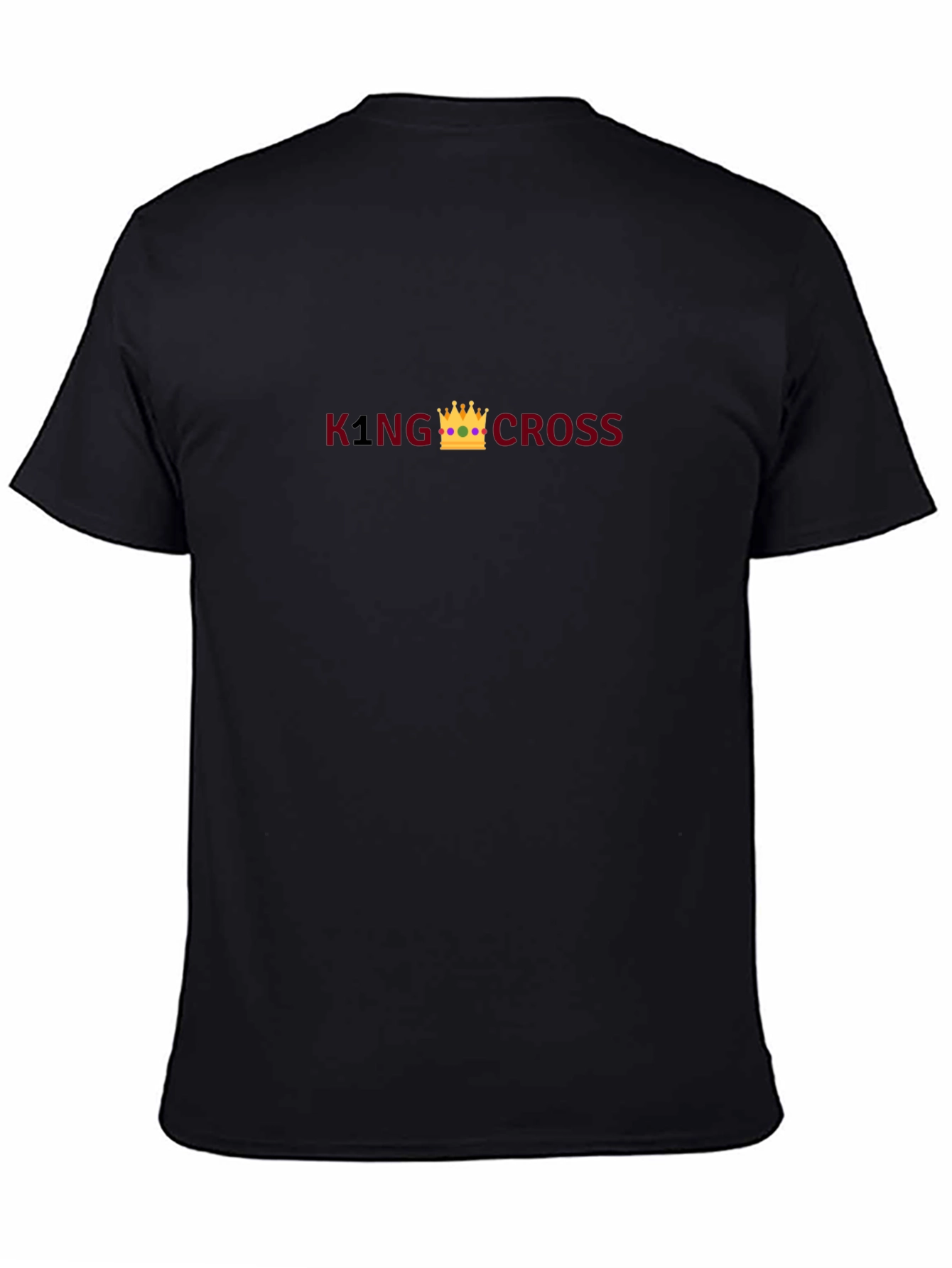 King Cross Black T-Shirt - Stylish Crown Design