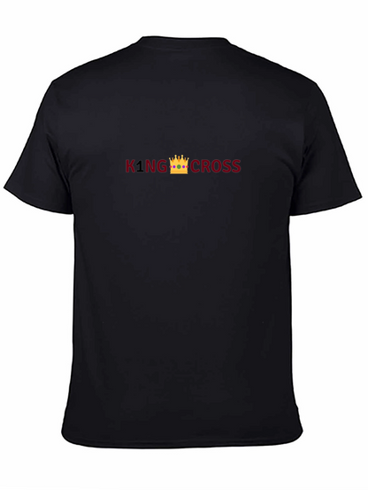 King Cross Black T-Shirt - Stylish Crown Design