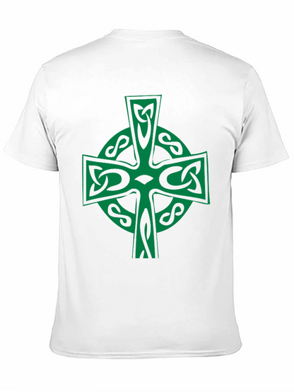 Celtic Cross Graphic Tee - Irish Pride