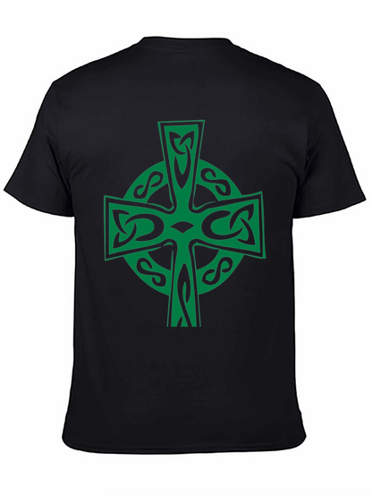 Celtic Cross Graphic Tee - Irish Pride