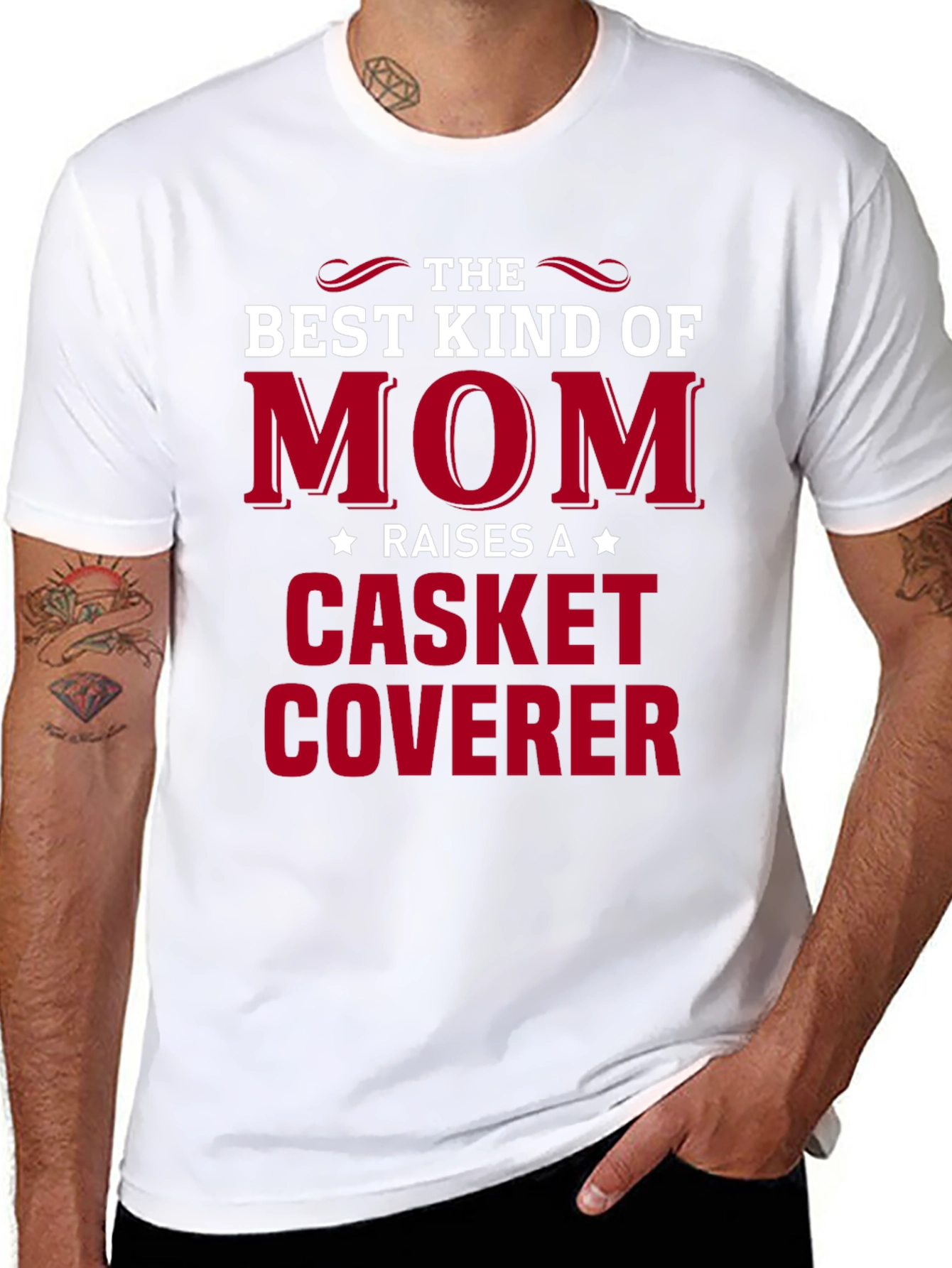 Best Kind of Mom T-Shirt: Casket Coverer