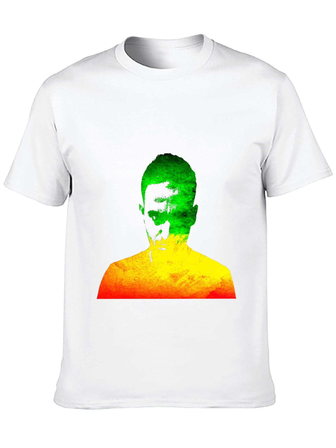 Rasta Man Graphic Black T-Shirt Reggae Style