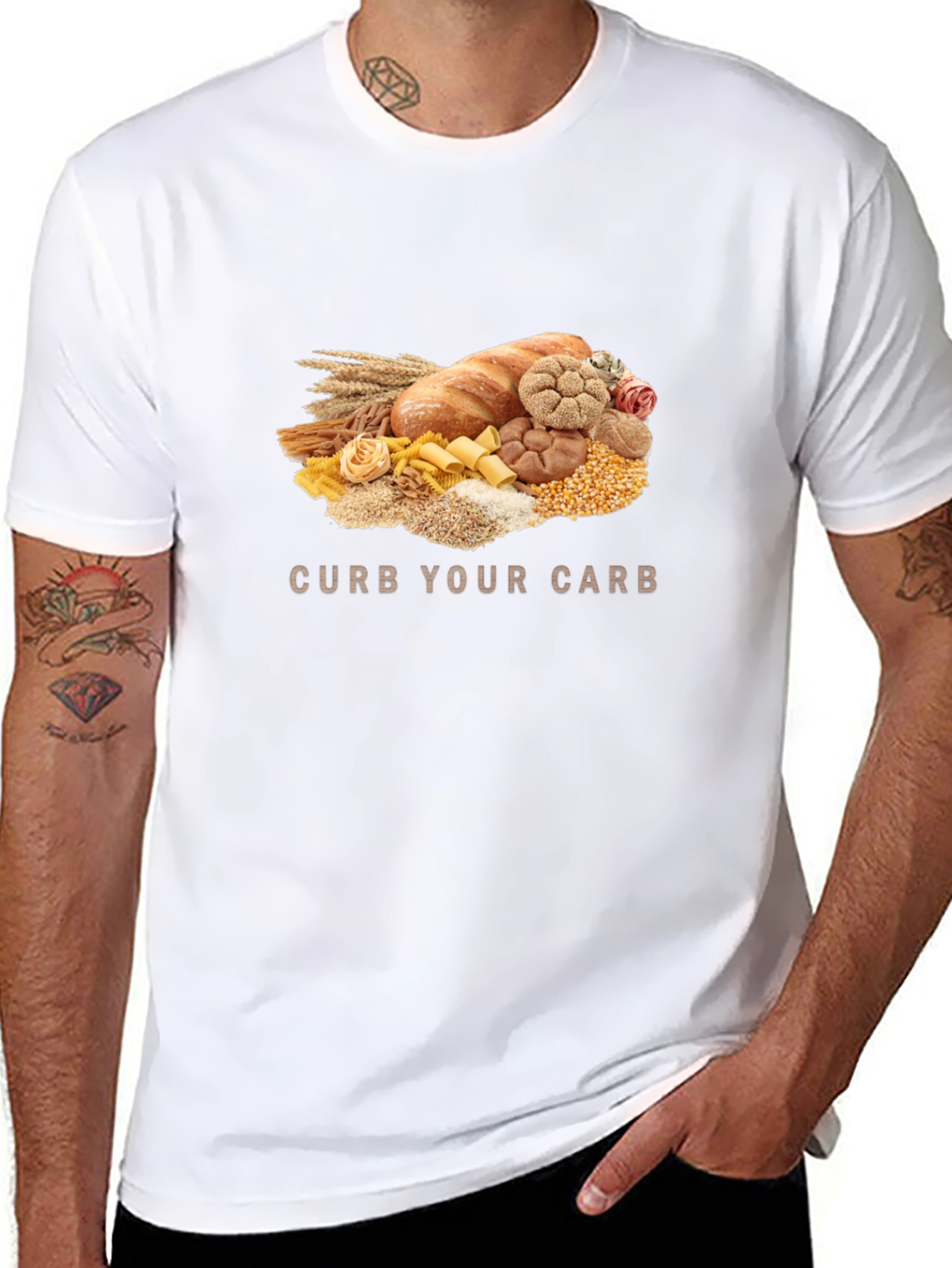 Curb Your Carb Graphic T-Shirt