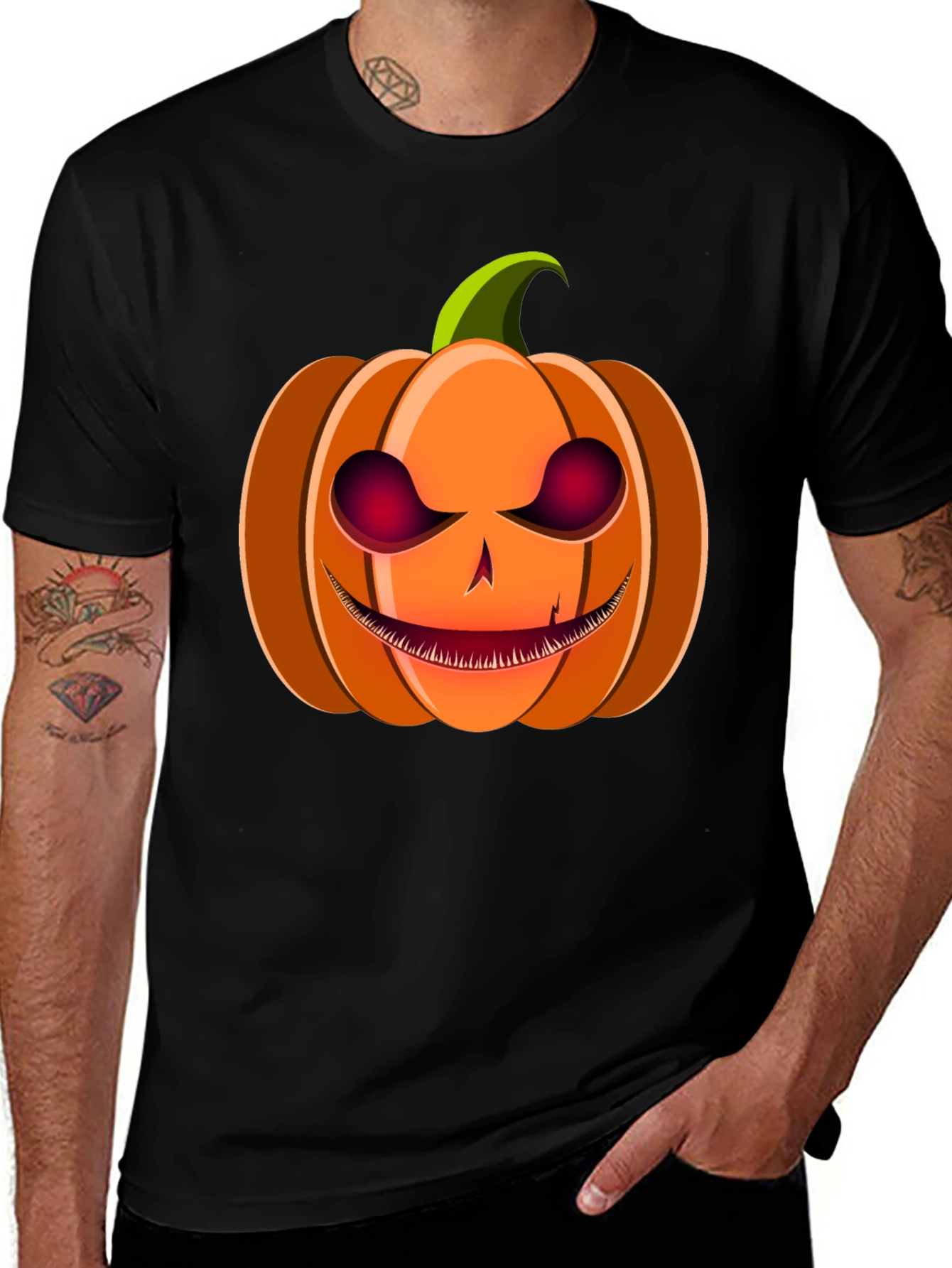 Spooky Pumpkin Halloween T-Shirt