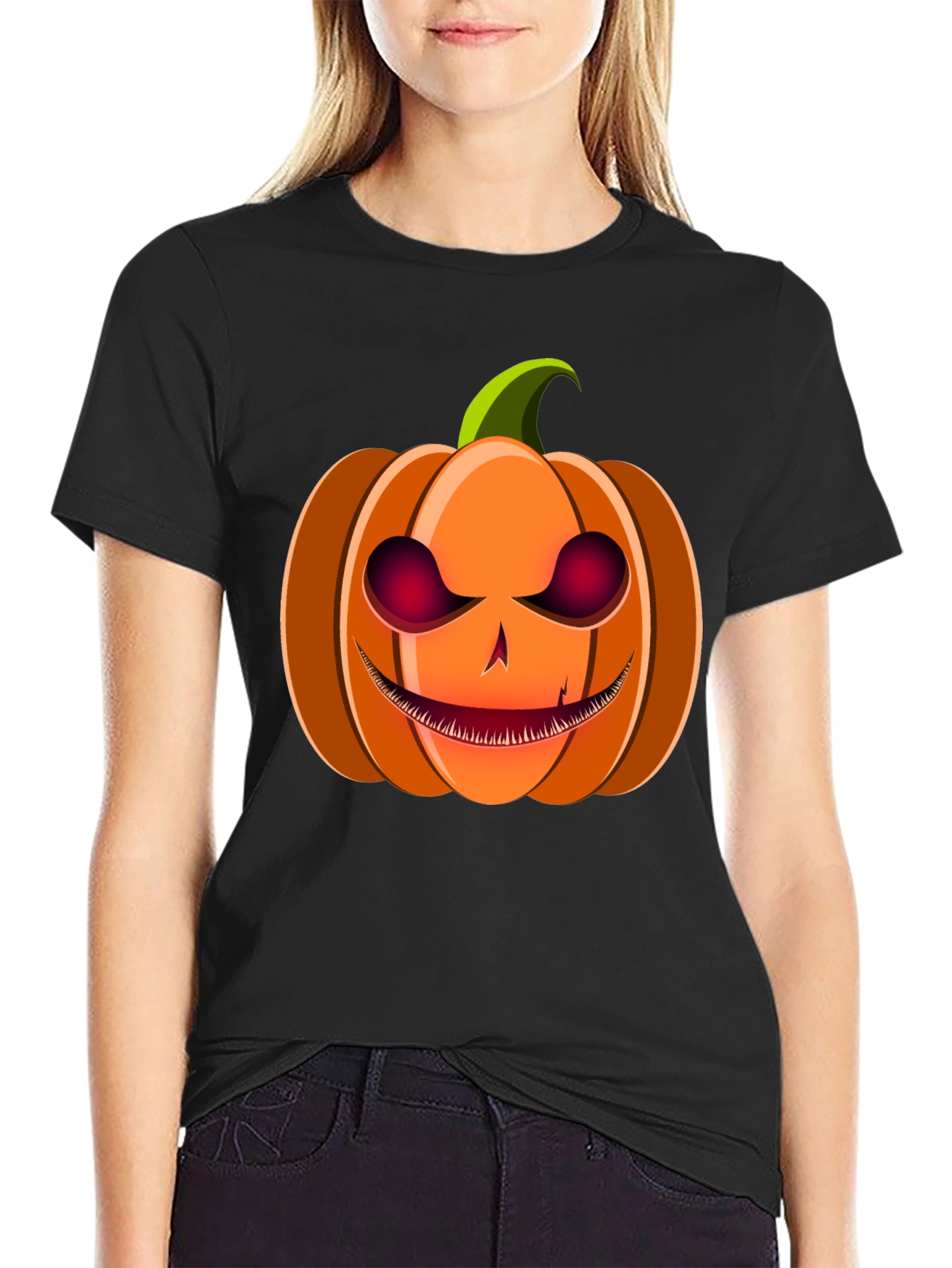 Spooky Pumpkin Halloween T-Shirt