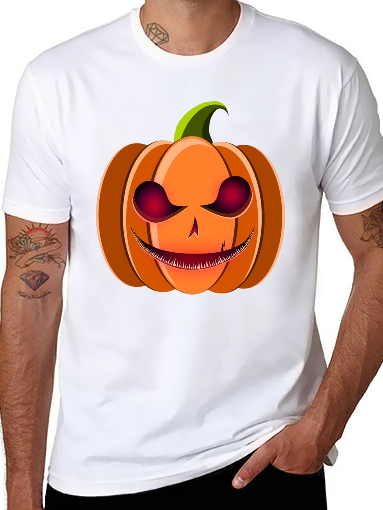 Spooky Pumpkin Halloween T-Shirt