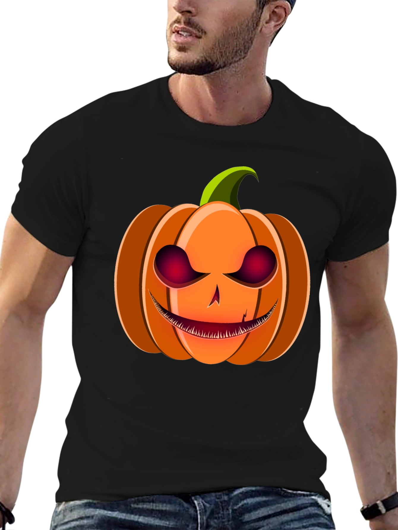 Spooky Pumpkin Halloween T-Shirt