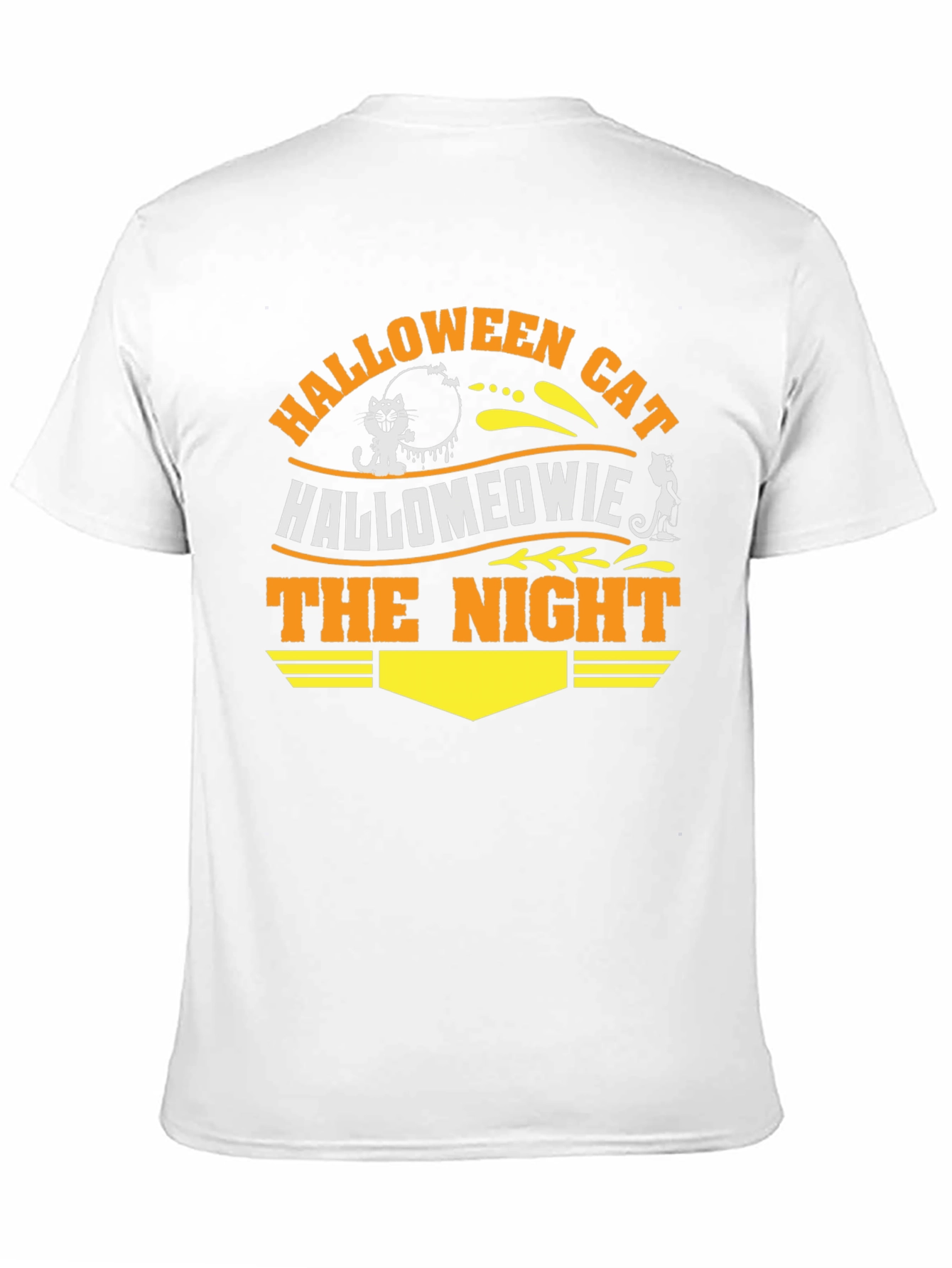 Halloween Cat Hallomeowie The Night T-Shirt