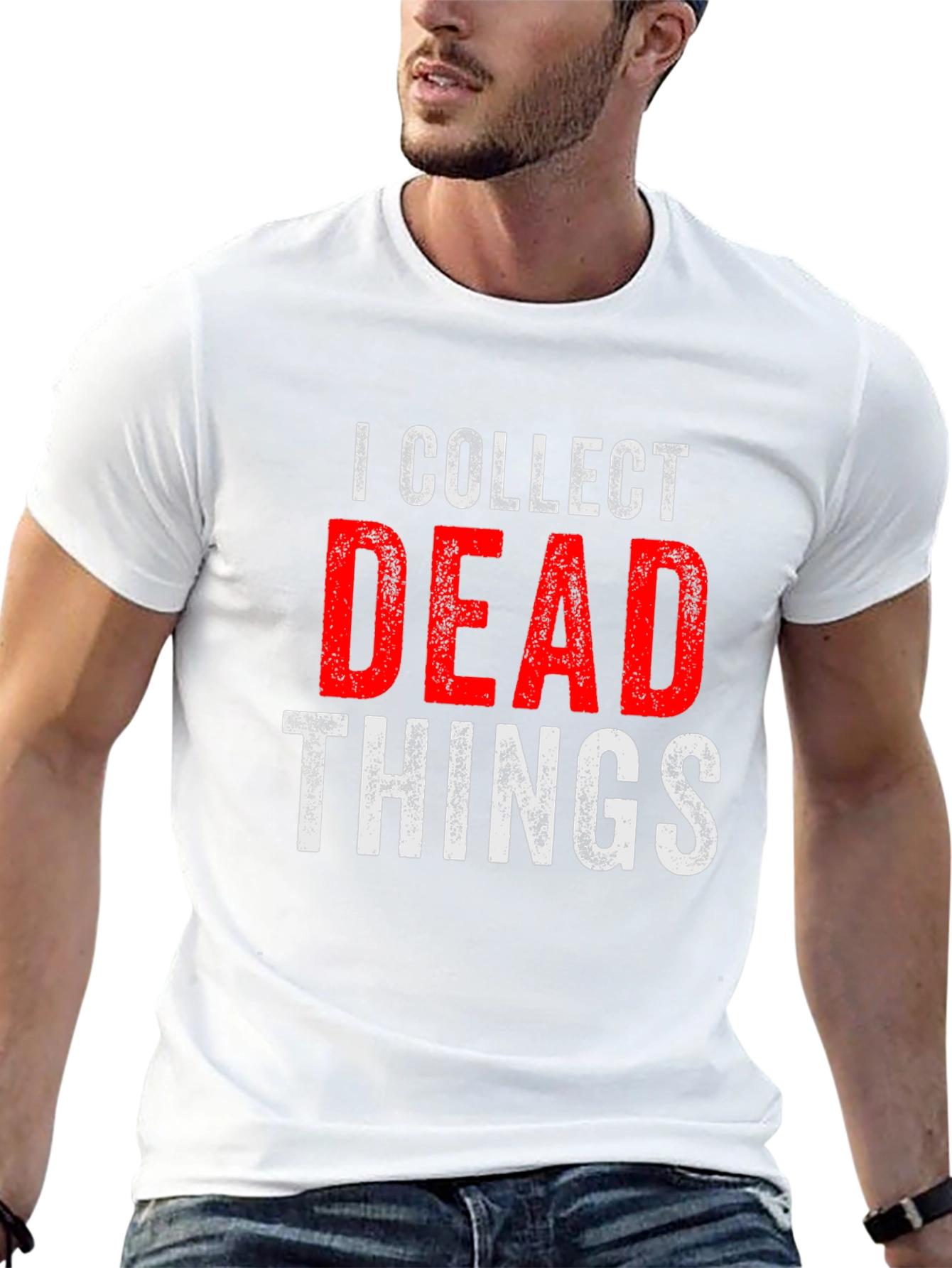 I Collect Dead Things T-Shirt - Novelty Graphic Tee